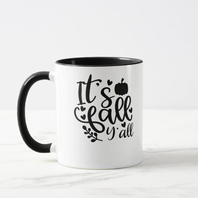 Es ist das einzigartige Design von Fall Y Tasse (Links)