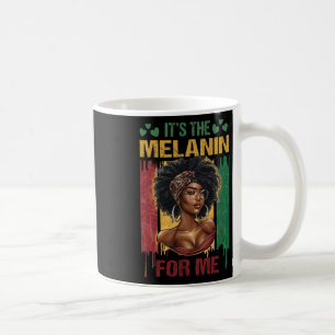 Es ist das Melanin Bhm Afrikanischer Amerikanische Kaffeetasse