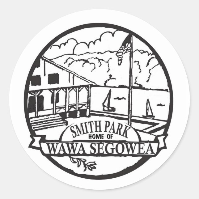 Es ist das offizielle Smith Park Logo! Runder Aufkleber (Vorderseite)