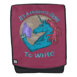 Es ist das Recht eines Einhorns zu schreiben Rucksack