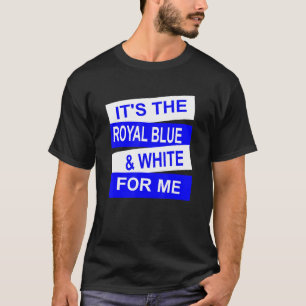 Es ist das Royal Blue White für meine Mädchen Frau T-Shirt