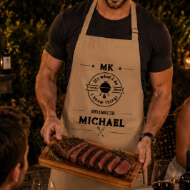Es ist das, was ich tue, ich räuchere Fleisch & ic Schürze