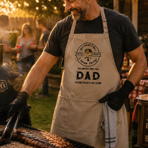 Es ist das, was ich tue, ich räuchere Fleisch Lust Schürze