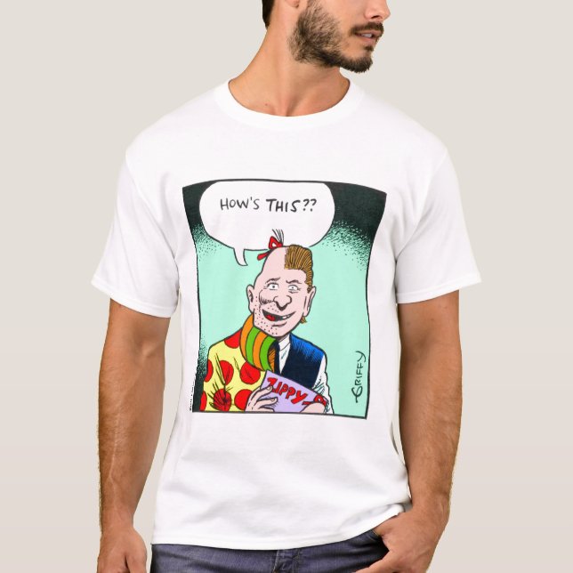 Es ist das ZipGriffy! T-Shirt (Vorderseite)