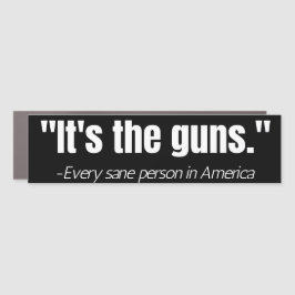 Es ist das Zitat zur Anti-Waffen-Gewalt Auto Magnet