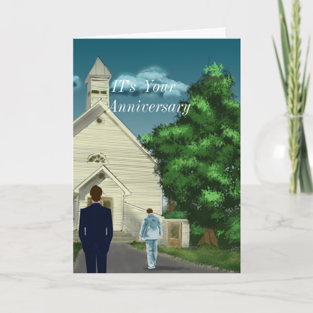 Es ist dein Jahrestag Karte (Vorderseite)