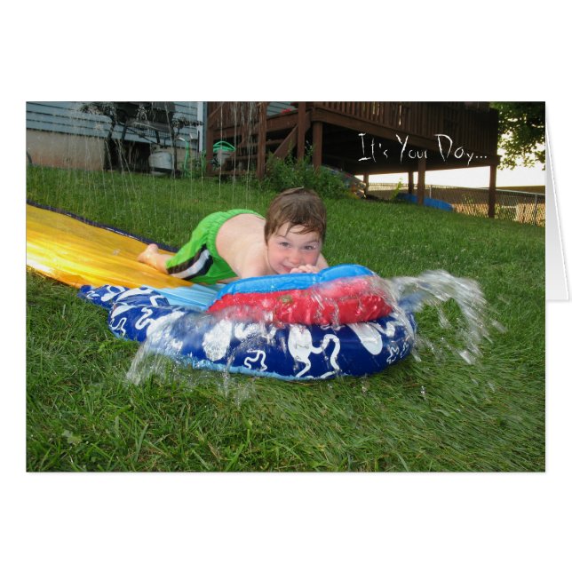 Es ist dein Tag, genieße dich selbst! (Vorderseite (Horizontal))