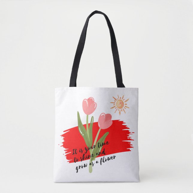 Es ist deine Zeit Tasche (Vorderseite)
