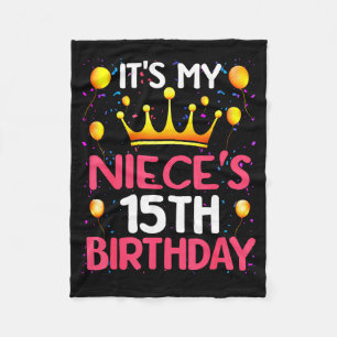 Es ist der 15. Geburtstag meiner Nichte Herzlichen Fleecedecke