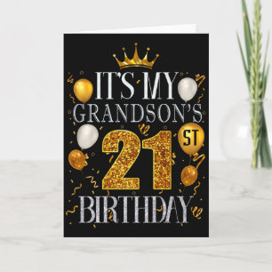 Es ist der 21. Geburtstag meines Enkels Herzlichen Karte