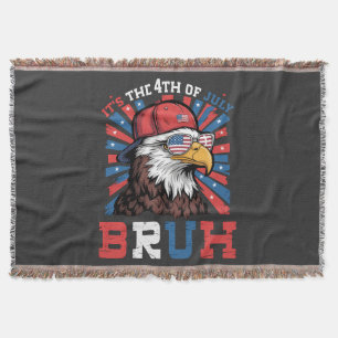 Es ist der 4. Juli Bruh Weißkopfseeadler Patriotis Decke