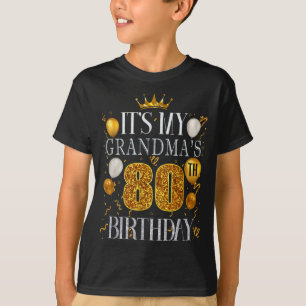 Es ist der 80. Geburtstag meiner Oma Herzlichen Gl T-Shirt