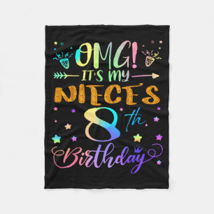 Es ist der 8. Geburtstag meiner Schwester Herzlich Fleecedecke