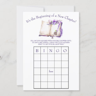 Es ist der Anfang eines neuen Kapitels! BINGO-Spie Einladung