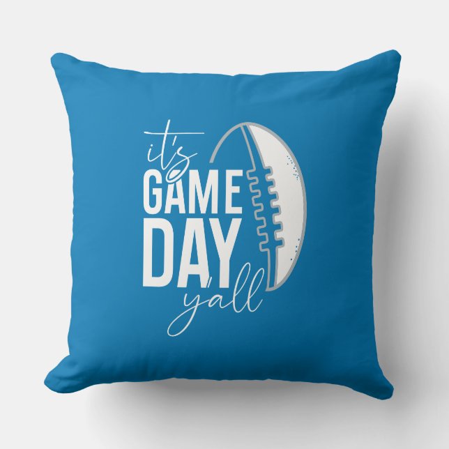 Es ist der Game Day Yall Kissen (Vorderseite)