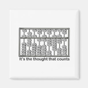 Es ist der Gedanke, der zählt Magnet