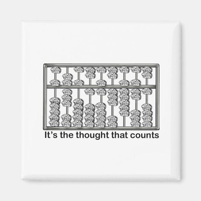 Es ist der Gedanke, der zählt Magnet (Vorne)