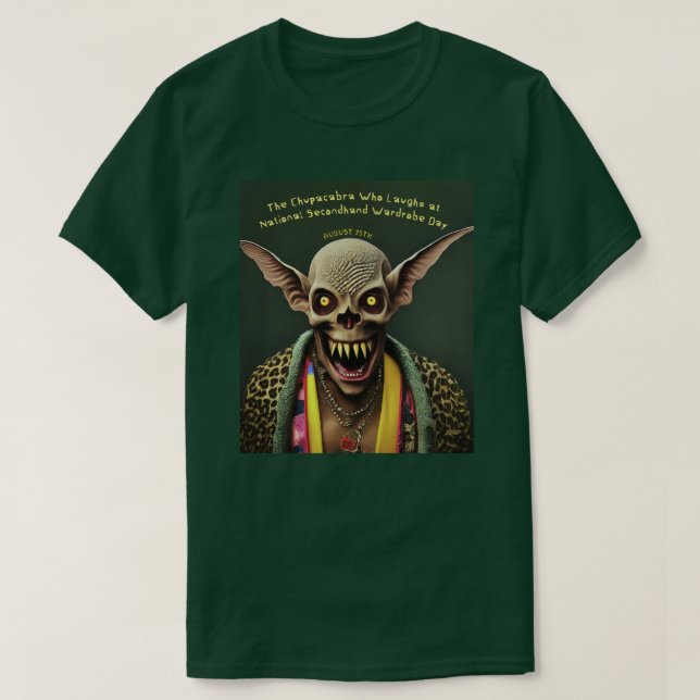 Es ist der "National Secondhand Clothing Day" T-Shirt (Design vorne)