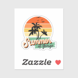 Es Ist Der Sommer Von George Aufkleber