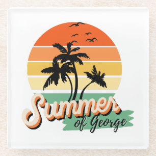 Es ist der Sommer von George Glasuntersetzer