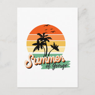 Es ist der Sommer von George Postkarte