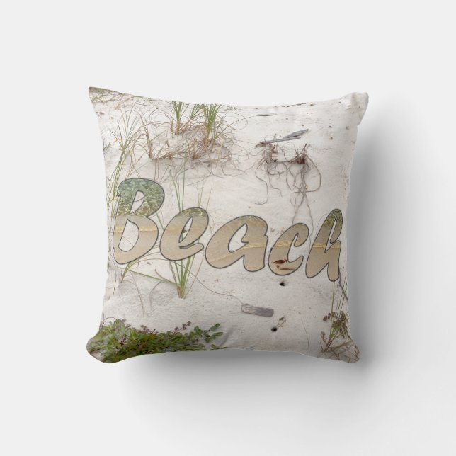 Es ist der Strand auf deiner Couch Kissen (Vorderseite)