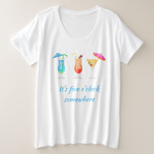 Es ist der T - Shirt fünf Uhr irgendwo
