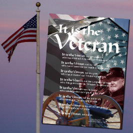 ES IST DER VETERAN POSTER