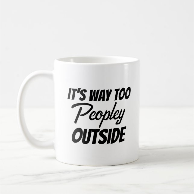 Es ist der Weg zu den Leuten außerhalb des sarkast Kaffeetasse (Links)