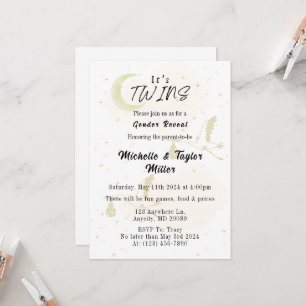 Es ist die Bekanntgabe von zwei Geschlechtern Einladung