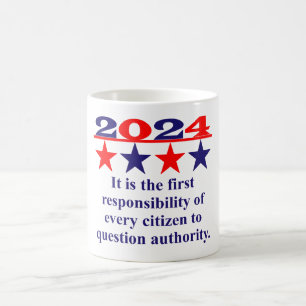Es ist die erste Verantwortung - das politische Zi Kaffeetasse