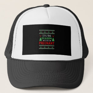 Es ist die Jahreszeit fürchterliche Weihnachten zu Truckerkappe