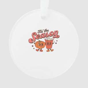 Es ist die Jahreszeit Retro Halloween Herbstparty Ornament
