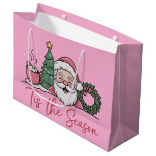 Es ist die Jahreszeit Weihnachten Süße Winter-Latt Große Geschenktüte