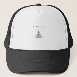Es ist die Jahreszeit Weihnachtsbaum Debbie Groovy Truckerkappe