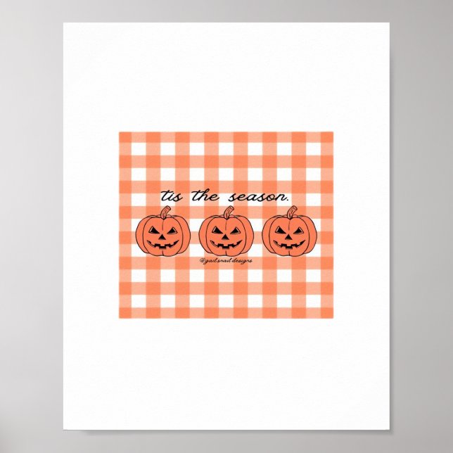 Es ist die klassische lustige Jahreszeit-Design Poster (Vorne)