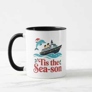 es ist die Meer-eszeit Lustige Kreuzfahrt Familie  Tasse