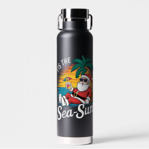 Es ist die Meersonne Santa Strand Weihnachten im J Trinkflasche