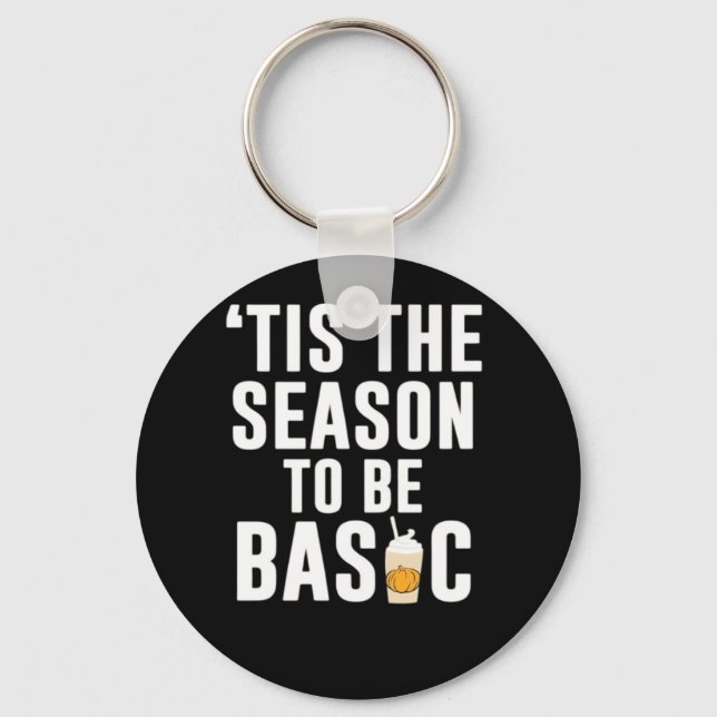 Es ist die Saison Basic Schlüsselanhänger (Vorderseite)