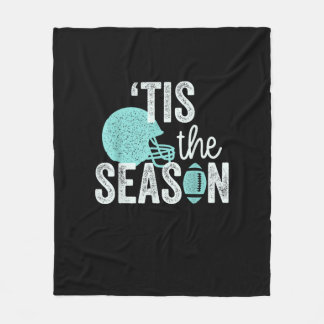 Es Ist Die Saison Football Familie Ich Liebe Footb Fleecedecke