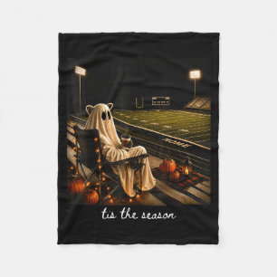Es ist die Saison Football Waschbär Geist Hallowee Fleecedecke