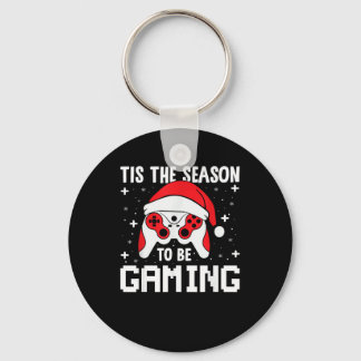 Es ist die Saison für Gaming-Weihnachten Gamer Her Schlüsselanhänger