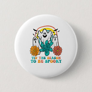 Es ist die Saison für gruseliges Retro-Halloween f Button