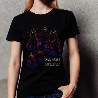 Es ist die Saison Gruseliger Geist Tri-Blend Shirt