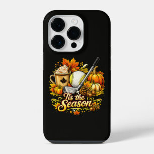 Es ist die Saison Herbst Golf Kürbis Gewürz Kaffee iPhone 14 Pro Hülle