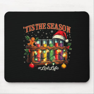 Es ist die Saison Lab Leben Medizin Weihnachten Wi Mousepad