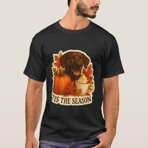 Es ist die Saison Plott Hound Hund Herbst Autumn K T-Shirt