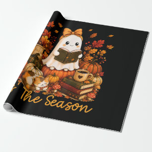 Es ist die Saison Süßer Geist Lesebuch Herbst Geschenkpapier