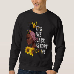 Es ist die schwarze Geschichte für mich Schwarzges Sweatshirt