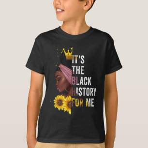Es ist die schwarze Geschichte für mich Schwarzges T-Shirt